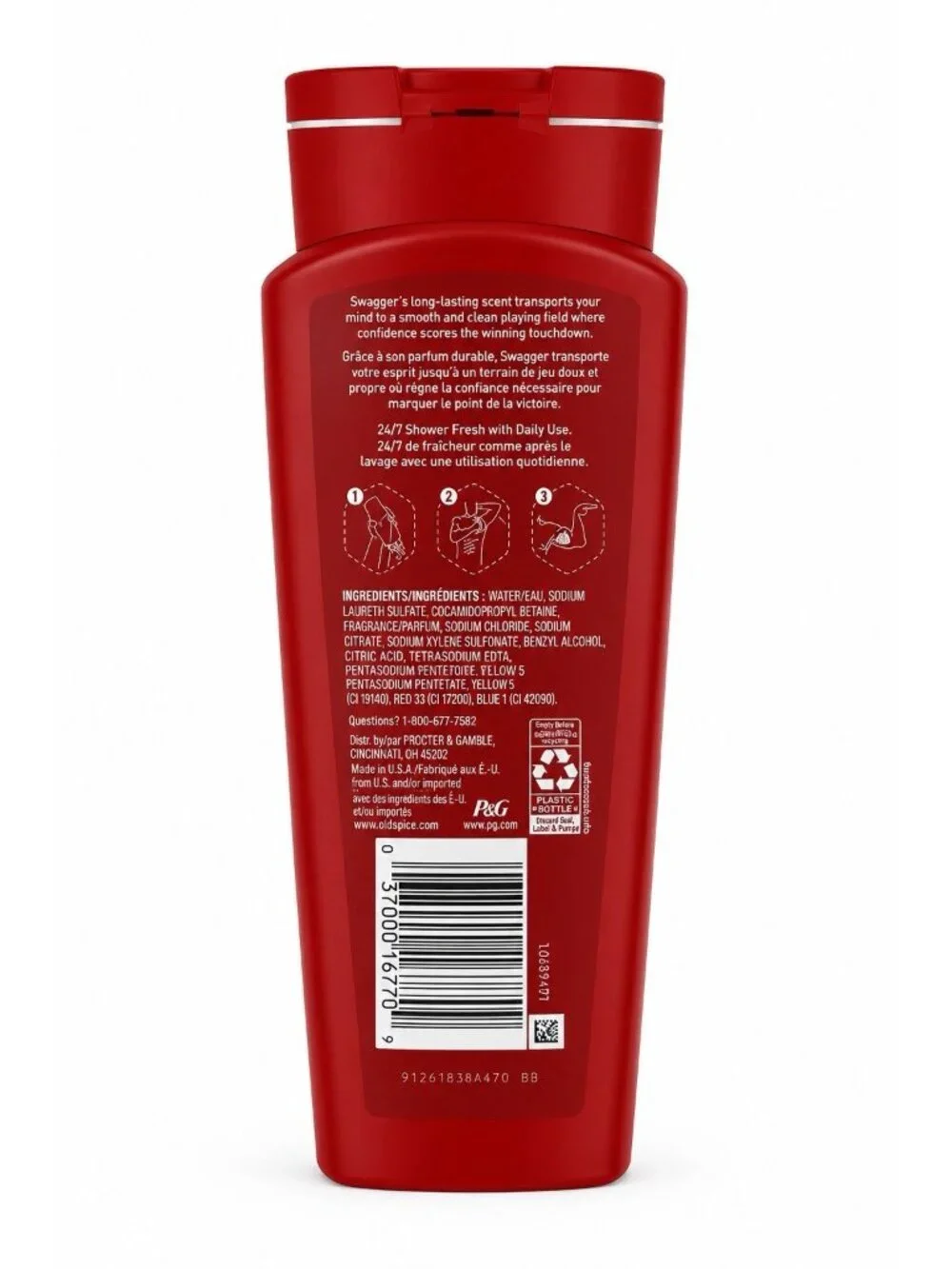 Old Spice Men Swagger Scent of Cedarwood Body Wash 16 fl.oz